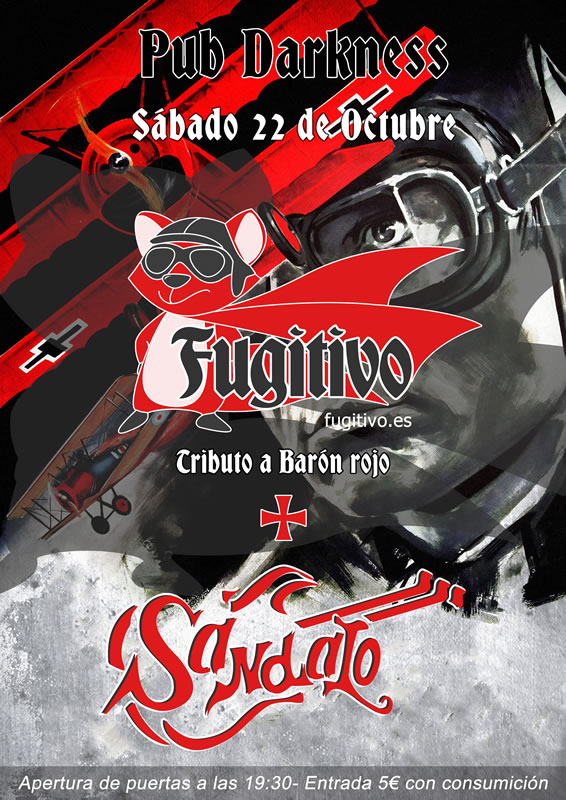 Cartel concierto de fugitivo